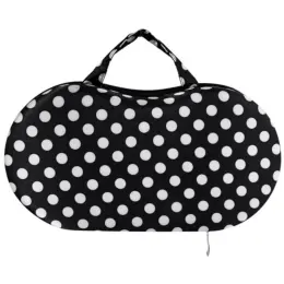 Bra Travel Case Black-White Back
